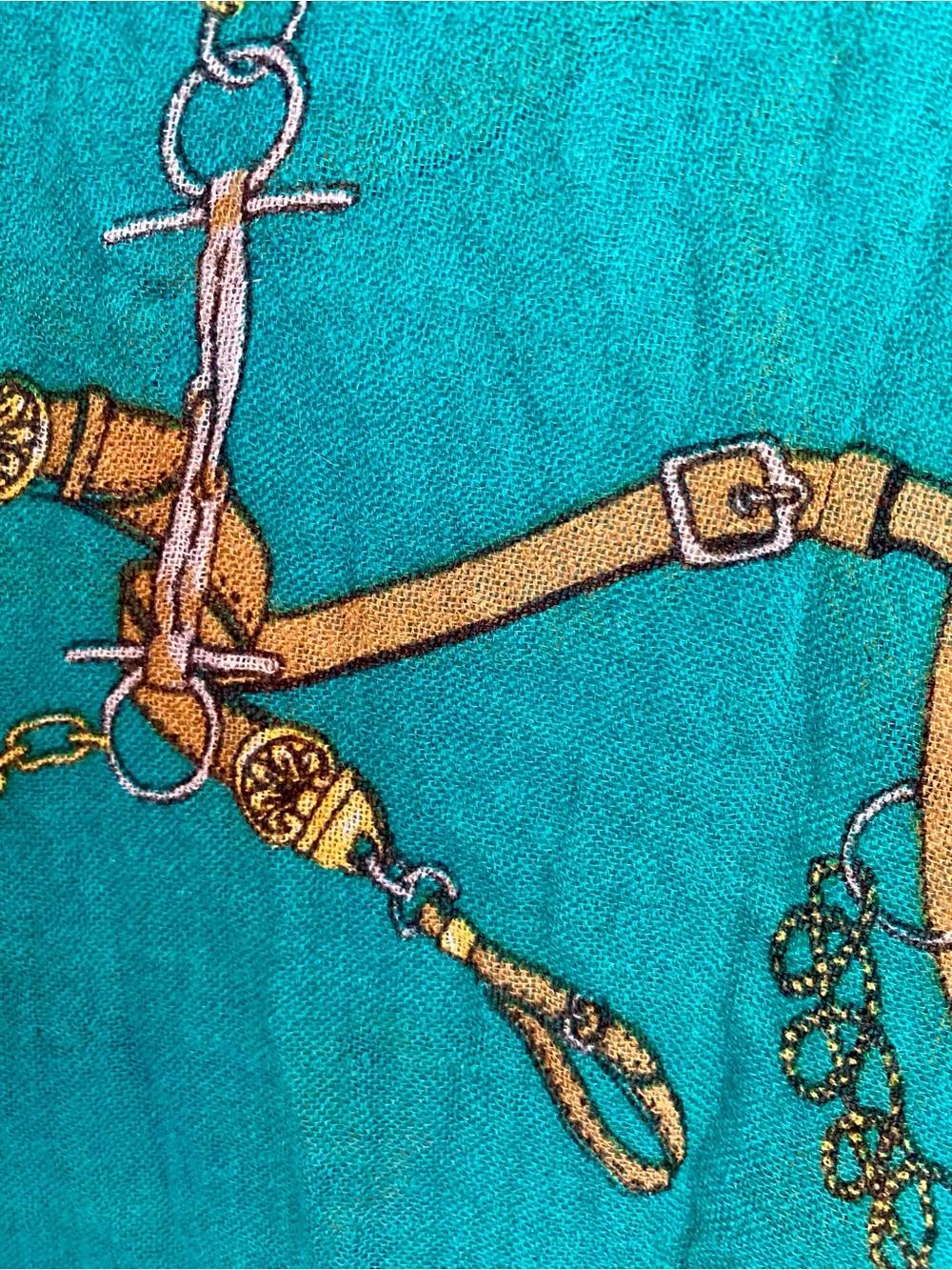 NWOT Equestrian Print Scarf